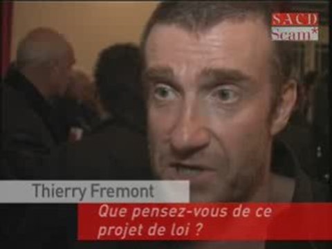 Thierry Frémont Que pensez-vous de ce projet de loi?