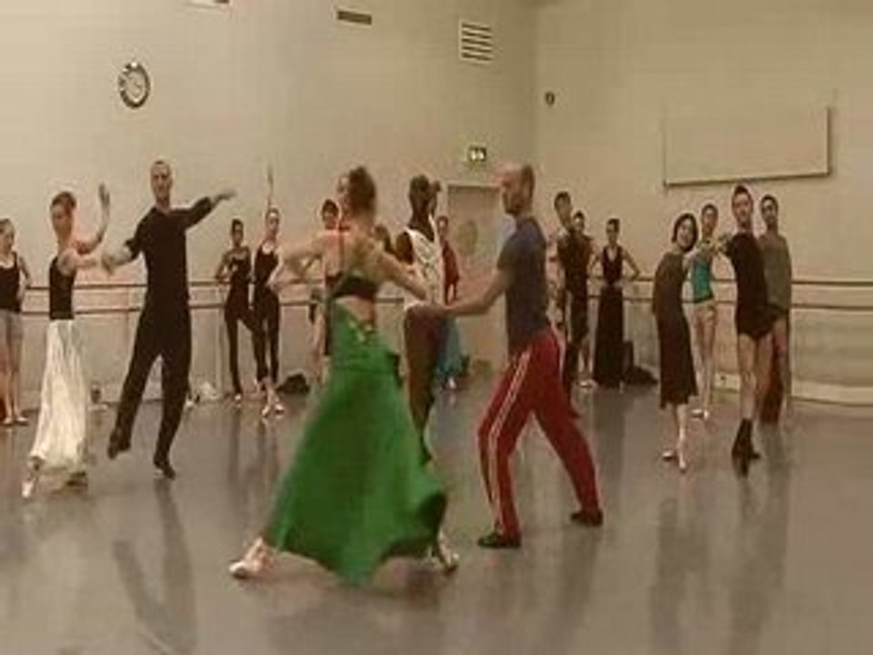 Scottish Ballet - Autumn Season 2008 rehearsals