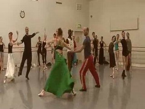 Scottish Ballet - Autumn Season 2008 rehearsals