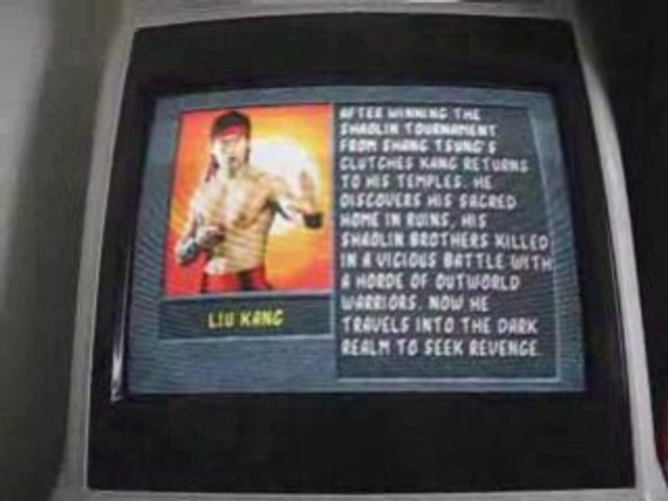 Mortal Kombat 2 rev3.1 intro et demo