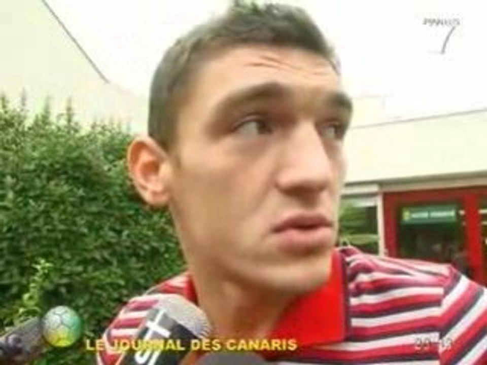 FC Nantes : Claudio Keseru à l'entrainement