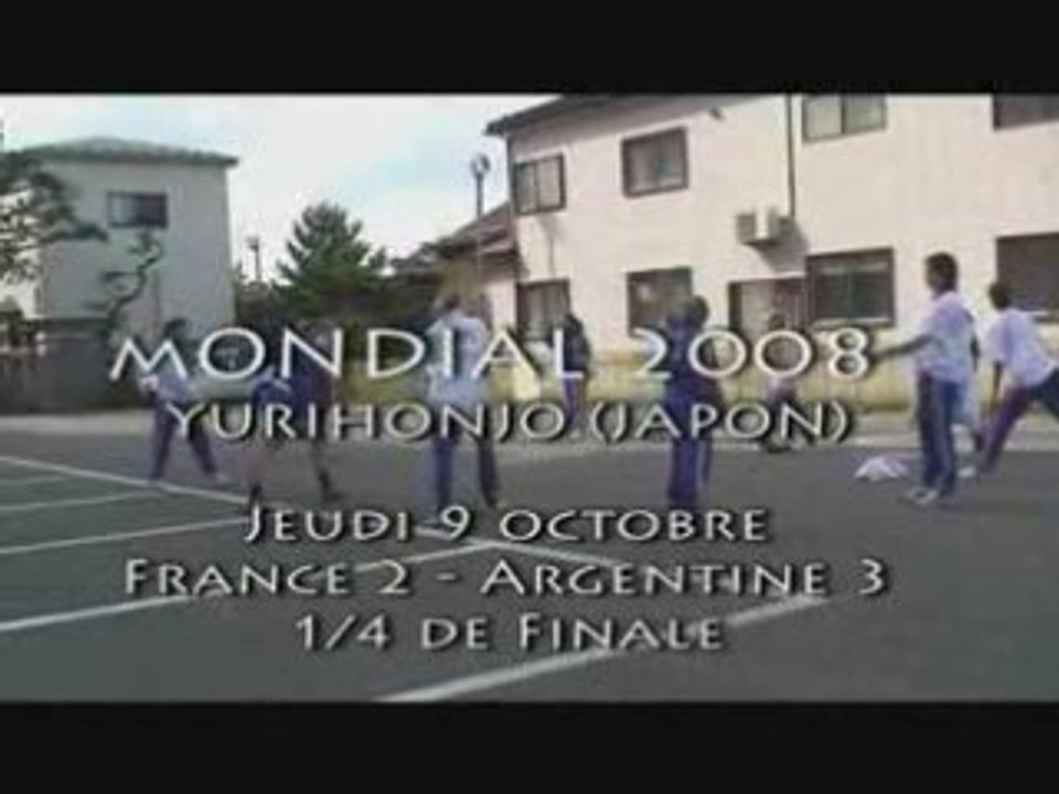 RINK HOCKEY - CHAMPIONNAT DU MONDE FEMININ 2008 : 1/4 France / Argentine
