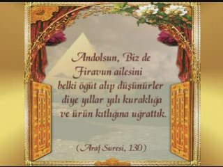 Firavun Ve Yakın Çevresine Gelen Belalar  1