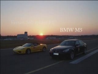 Bmw M5 vs Ferrari 360