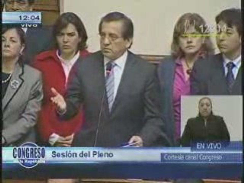 Congreso del Perú rechaza presencia de Premier