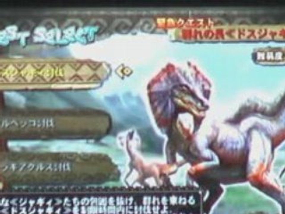 Monster Hunter 3 ingame