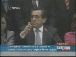 Jorge del Castillo anuncia renuncia ante Alan Garcia