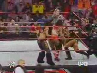 Candice Michelle and Mickie James vs Melina and Victoria Raw