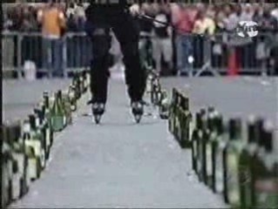 Mozart en patin a roulettes