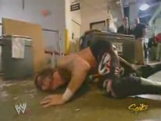 Edge attack Shawn Michaels