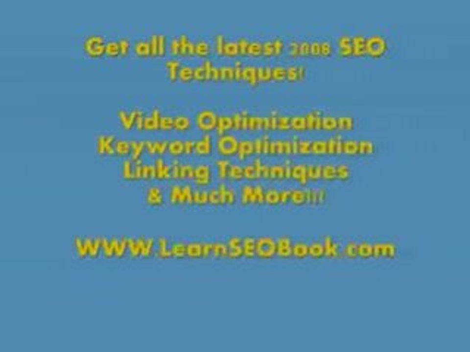 Learn SEO Marketing, Ranking Optimization, Link Popularity