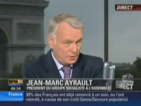 Jean-Marc AYRAULT invité de BFM TV / RMC