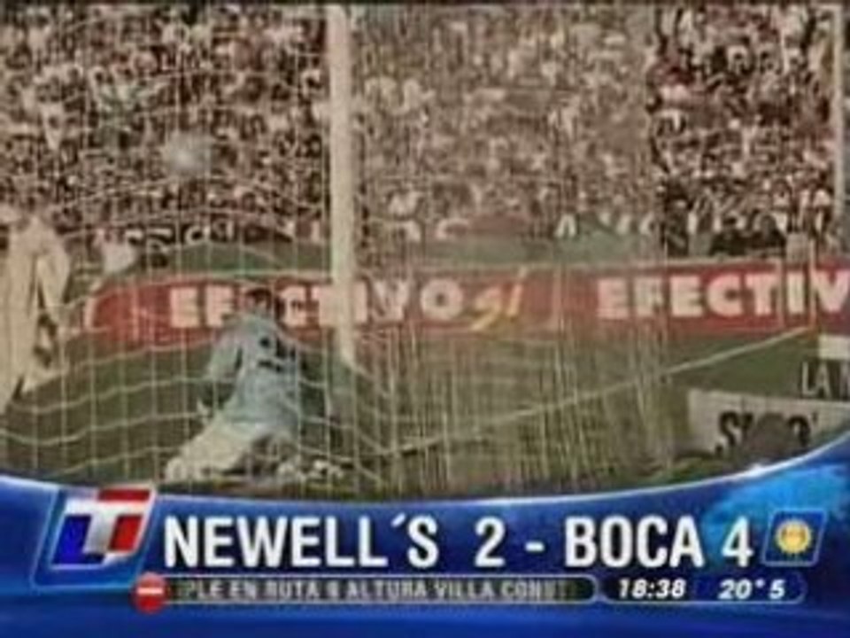 Newells 2 Boca 4 - Apertura 2008
