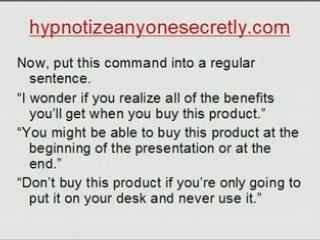 Hypnotize Anyone Secretly