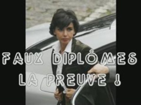 Le faux diplômes de Mme Rachida Dati