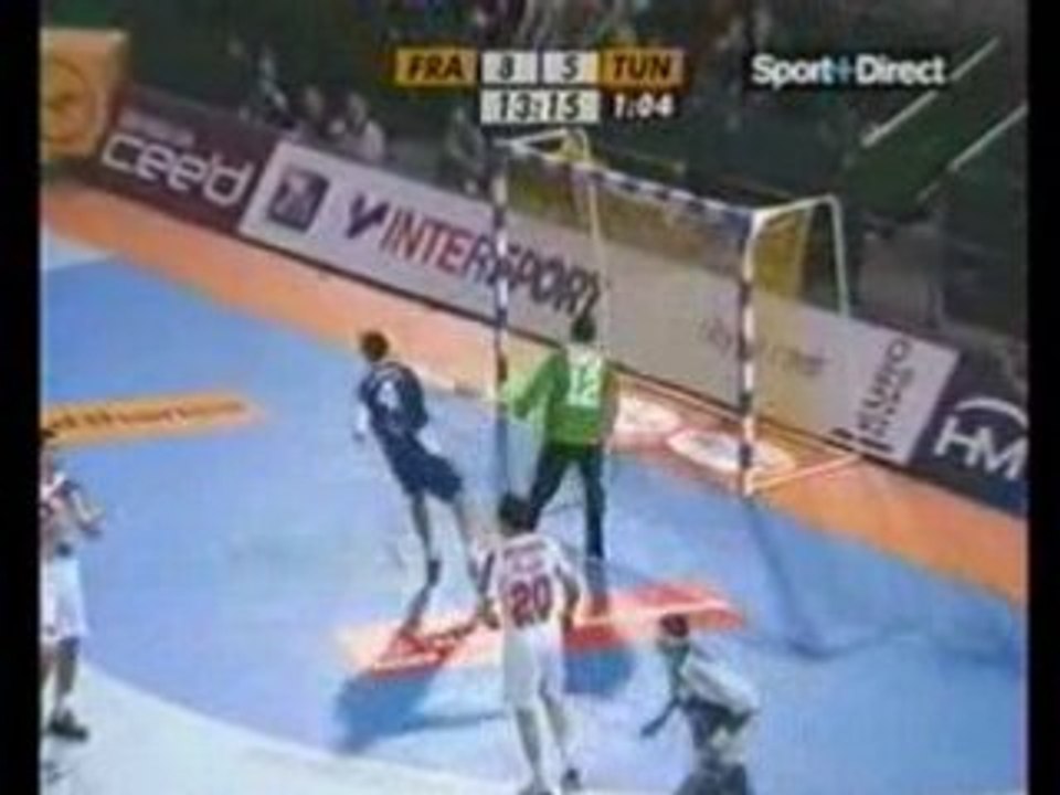 Décalage Cédric Burdet ( France - Tunisie )