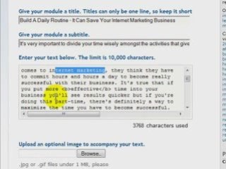 Backlinking and SEO Video Tutorial Part I
