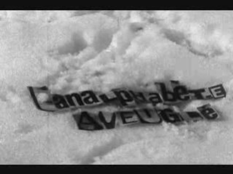 L'analphabète Aveuglé