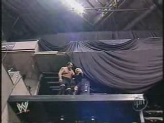 Big Show Chokeslams Kurt Angle Off A Ledge
