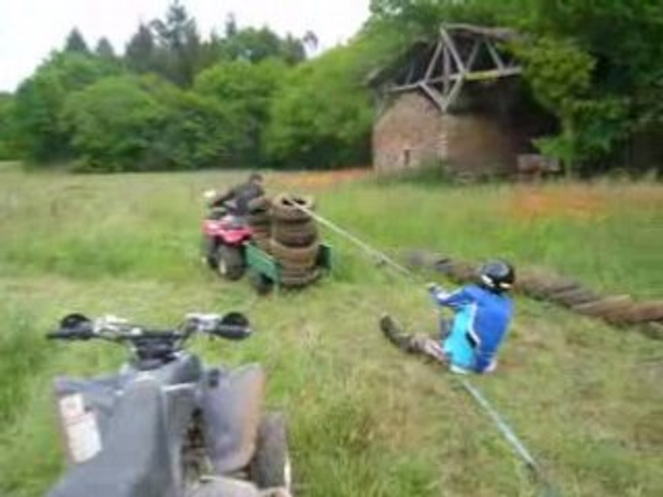 Mika et Vince en quad!