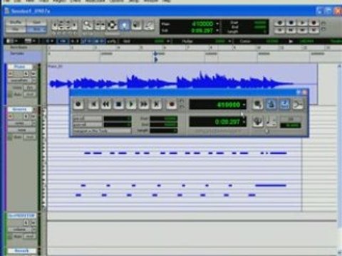 Pro tools ProTools 7 39 Transport Window