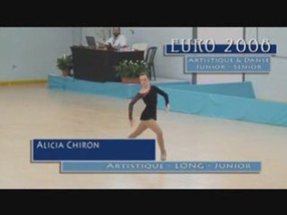ROLLER ARTISTIQUE - CHAMPIONNAT D'EUROPE 2008 - LONG FEMININ JUNIOR