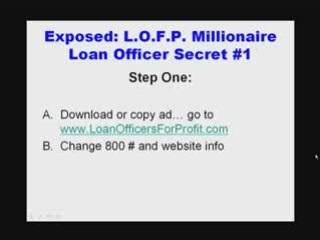 Loan officer FREE  training and marketing tips