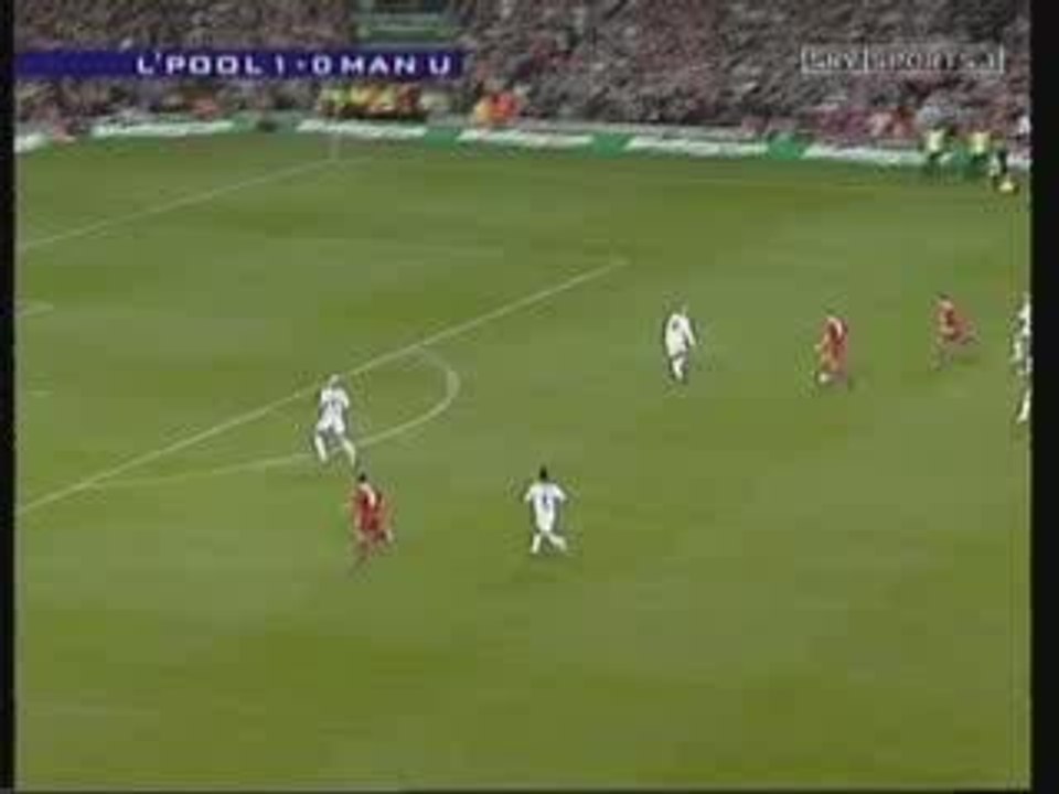 Barthez SUPER SAVE on Steven Gerrard