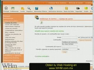 Web Hosting en Mexico Correos