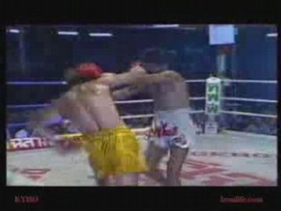 Muay Thai, Kick Boxe -( Ramon Dekkers & dj goku)-show the pe