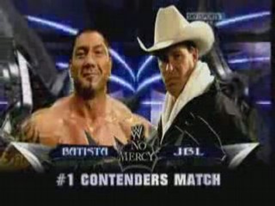 WWE No Mercy 2008 Matchcard