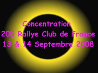 Concentration 205 Rallye 2008