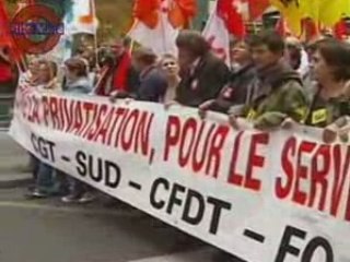 Non à la privatisation de la poste