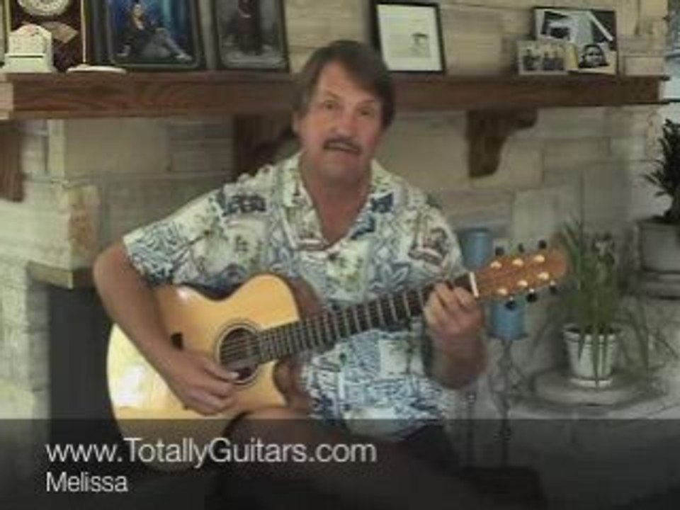 Guitar Lesson- Melissa - Allman Brothers, Gregg Allman