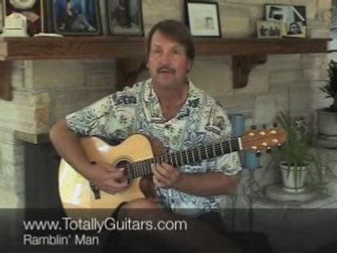 Guitar Lesson- Ramblin' Man - Allman Brothers, Dickie Betts