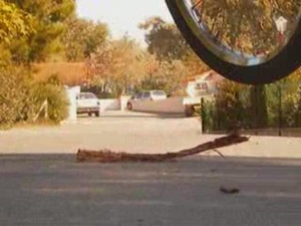 Saut morceau de bois