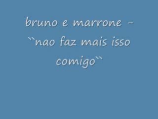 Nao faz mais isso comigo