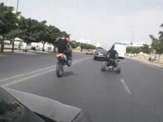 Yacine en mode Quad sur Agadir