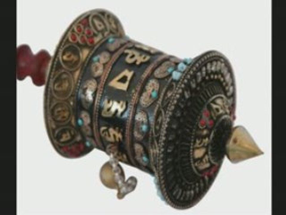 Tibetan Buddhism ritual items and Buddhist art