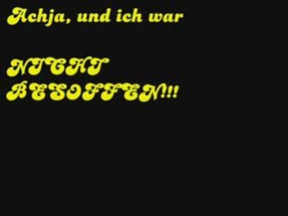 Lea nicht besoffen lacher von 2-4