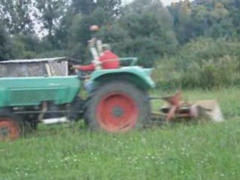 Fauchage avec fendt 4s