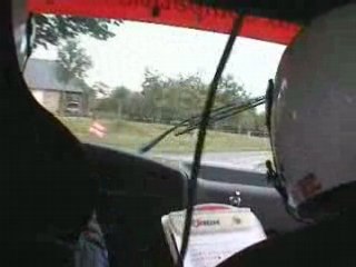 camera embarque rally du bocage 2008 crash 2eme special aban