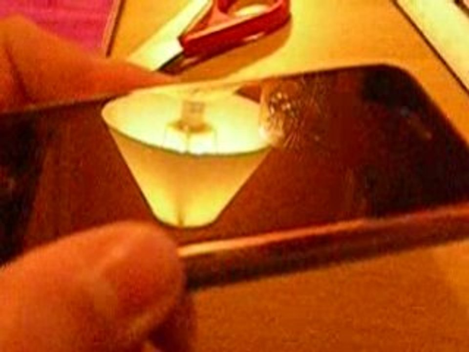 Test résistance ecran iphone