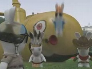 Les Lapins Cretins A la Maison Blanche