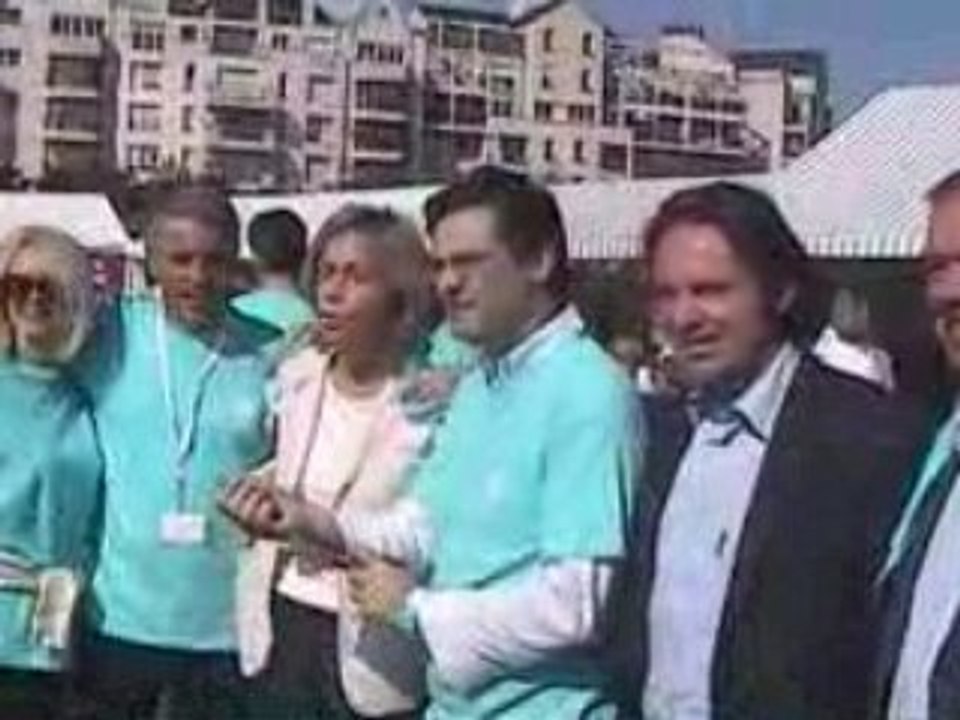 F. Lefevre, P Ollier et P Devedjian accueillent Valérie P.