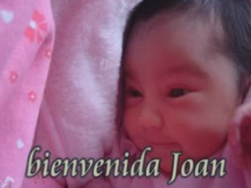 Video de bienvenida a Joan King