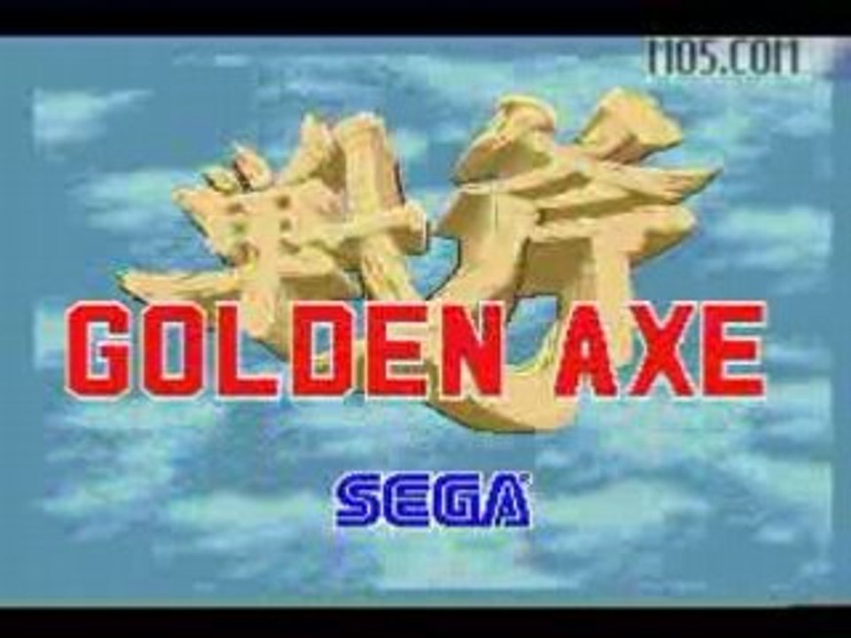 GOLDEN AXE 1 INTRODUCTION DEMO SEGA MEGADRIVE STEFGAMERS