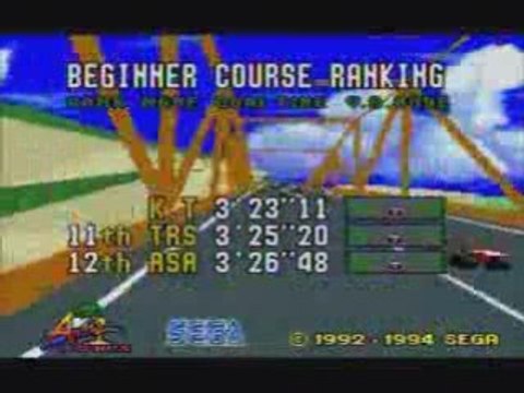 VIRTUA RACING INTRODUCTION SEGA MEGADRIVE STEFGAMERS