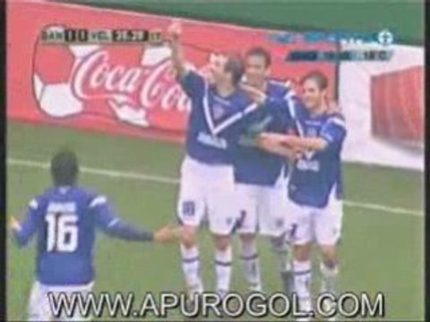 Banfield 2 Velez 2 Goles de Bertolo Somoza Barrales