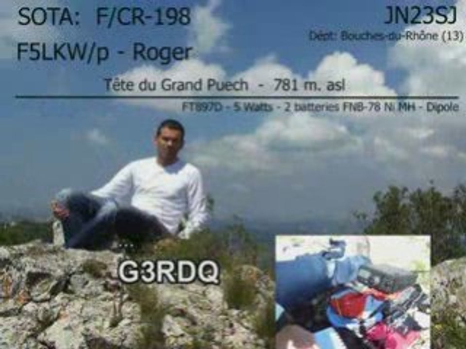 F/CR-198  -  Tête du grand Puech (Chaîne de l'Étoile)